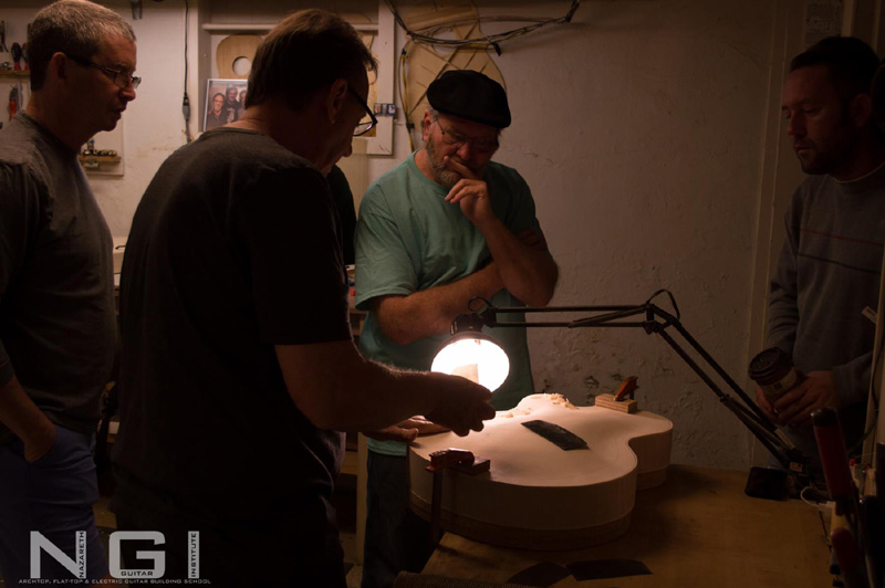 Learning from the master luthier