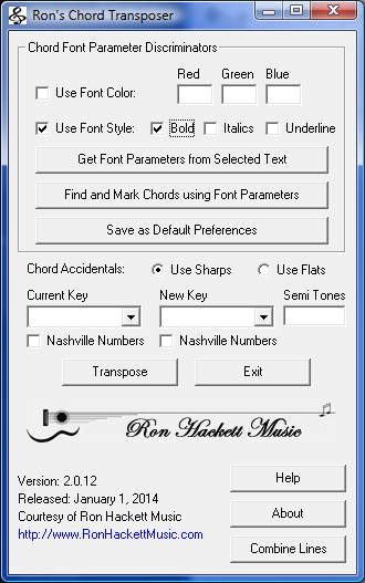 Nashville Number Chart App